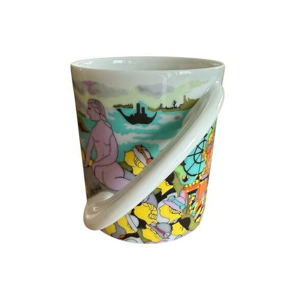 Rosenthal City Cup Nr. 32 Kopenhagen Mermaid Bjorn Wiinblad Ceramic Mug Modern - Picture 3 of 6